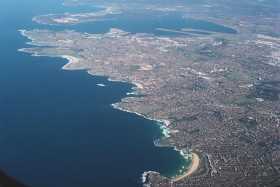 Goodbye Australia...Bondi Beach and Botany Bay from the air Goodbye Australia...Bondi Beach and Botany Bay from the air