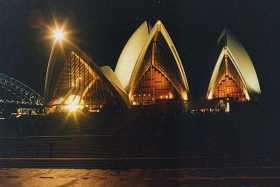 Sydney Opera House at night Sydney Opera House at night