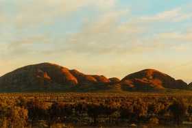 Winter sunrise over Kata Tjuta, Northern Territory