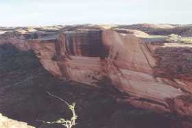 Erosion and collapse have created these impressive cliffs