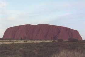 Dusk over Uluru