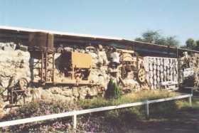 Arno's very eclectic and eccentric property wall in Winton