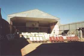 Deckchairs in the sun - Winton's outdoor cinema