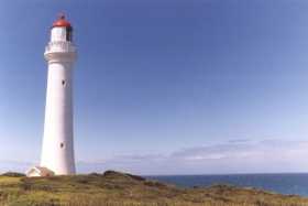 The 1891 Split Point lighthouse at Aireys Inlet on the Great Ocean Road