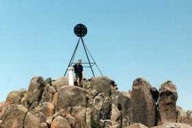 The summit of Mt Wellington in Hobart The summit of Mt Wellington in Hobart