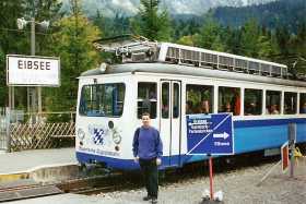 At Eibsee for the Zugspitzbahn