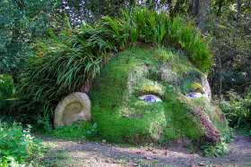The Giant's Head at the Lost Gardens of Heligan