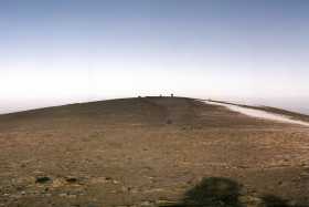 The final few steps to the summit of Skiddaw lies ahead