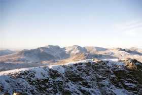The Scafells provide a tremendous backdrop