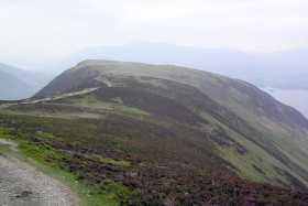The wide expanse of Maiden Moor from Blea Crag The wide expanse of Maiden Moor from Blea Crag