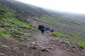 Climbing to Sail from High Moss