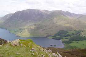 Grasmoor and Crummock Water from Lingcomb Edge Grasmoor and Crummock Water from Lingcomb Edge