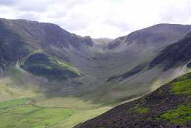 The Newlands Valley, with High Spy on the left and Dale Head on the right The Newlands Valley, with High Spy on the left and Dale Head on the right