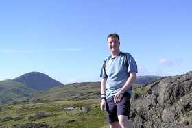 Grey Knotts summit with Great Gable in the distance Grey Knotts summit with Great Gable in the distance