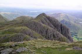 Loft Crag from Pike O' Stickle Loft Crag from Pike O' Stickle