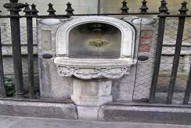 An old street fountain in Fleet Street