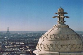A view from the top of the Sacre Coeur A view from the top of the Sacre Coeur
