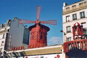 The famous Moulin Rouge cabaret The famous Moulin Rouge cabaret