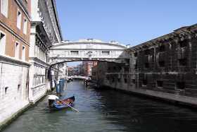 The famous Bridge of Sighs, connecting the Palazzo Ducale with the prisons The famous Bridge of Sighs, connecting the Palazzo Ducale with the prisons