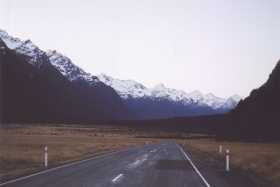 Early morning drive to Milford Sound Early morning drive to Milford Sound