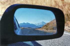 A last, lingering look at Mt Cook