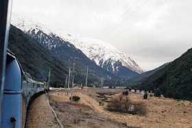 Leaving Arthur's Pass aboard the TranzAlpine Leaving Arthur's Pass aboard the TranzAlpine