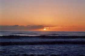 Sunset at Punakaiki