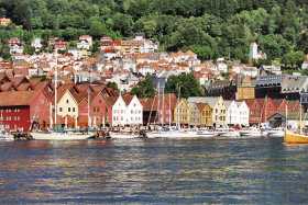 Bryggen is the historical heart of the Hanseatic port of Bergen Bryggen is the historical heart of the Hanseatic port of Bergen