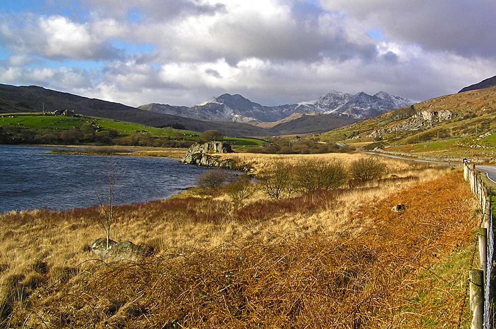 The Snowdon horseshoe from Llynnau Mymbyr