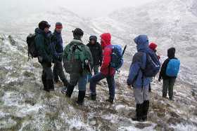 A brief break as the snow eases A brief break as the snow eases