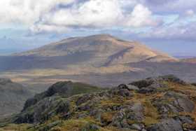 Solitary Moel Siabod broods in the sun Solitary Moel Siabod broods in the sun